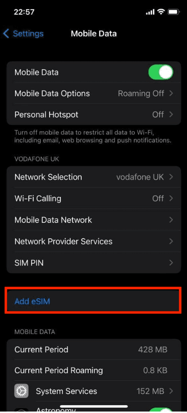 Choose "Use QR Code", then tap "Enter Details Manually"